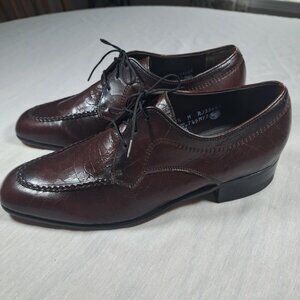 PEDWIN VULCAN DELUXE MEN'S VINTAGE BROWN DRESS SHOES SIZE 8.5